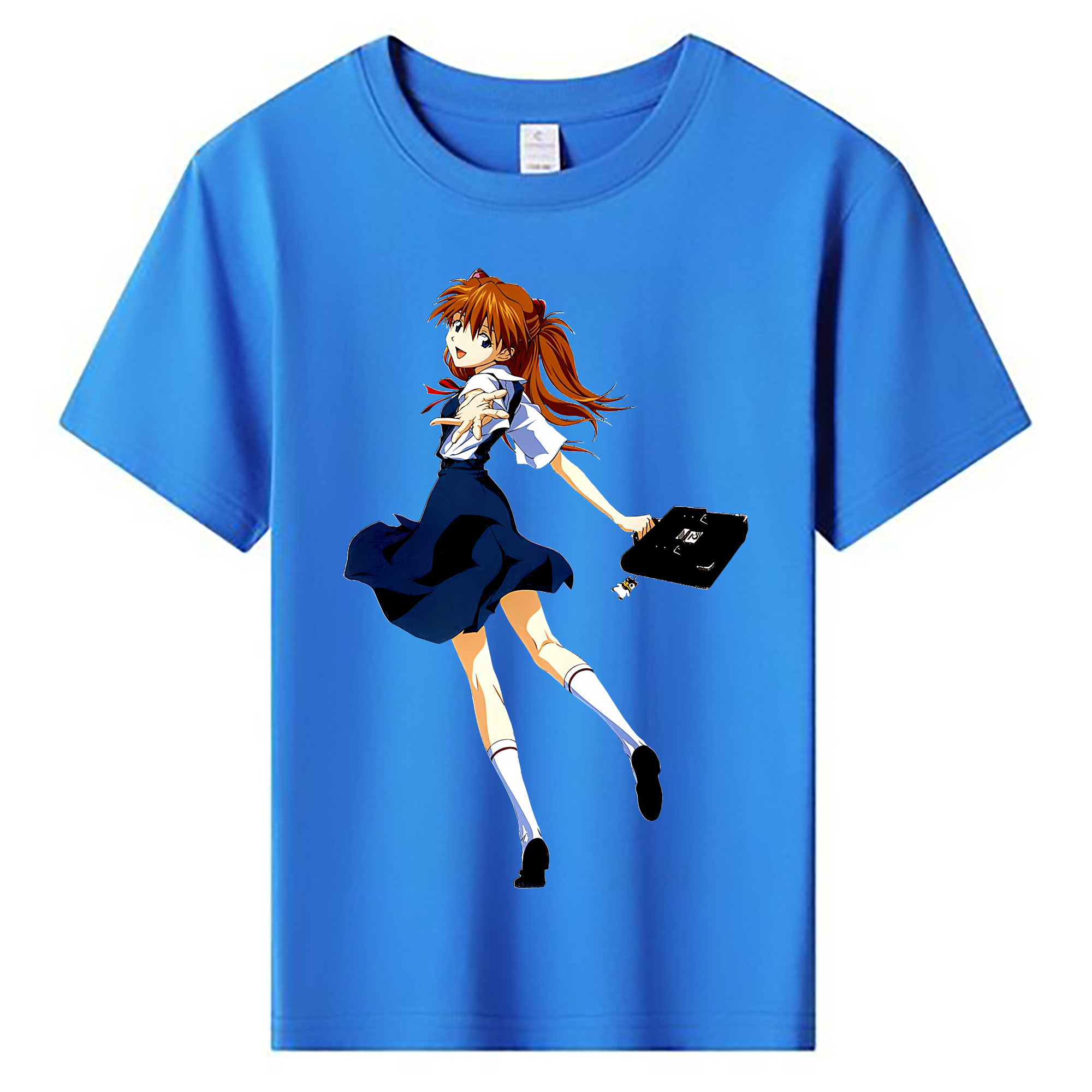 （画像用） EVA 新世紀エヴァンゲリオン 綿100％キッズTシャツ（フロントプリント）